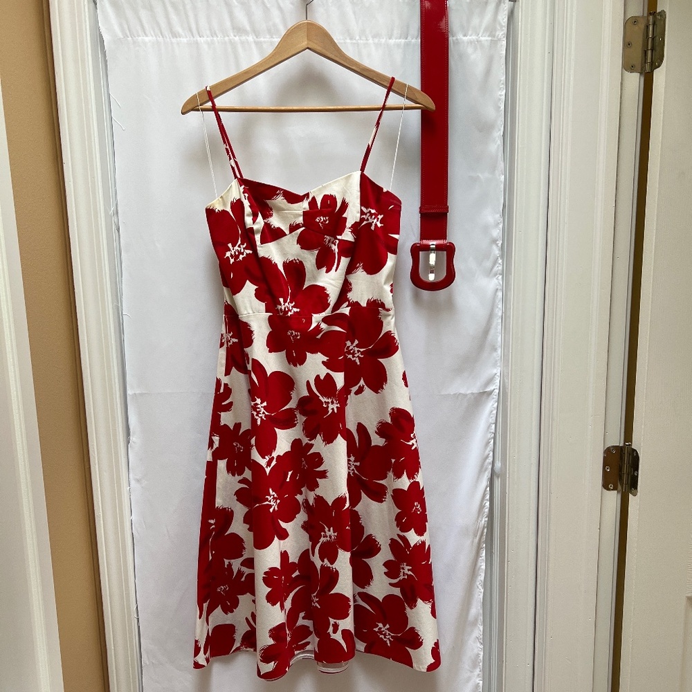 Morgan McFeeters Red/White Floral Sundress (12)